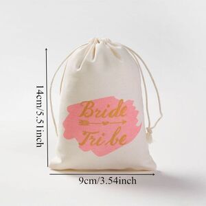 Bride Tribe Drawstring Bag